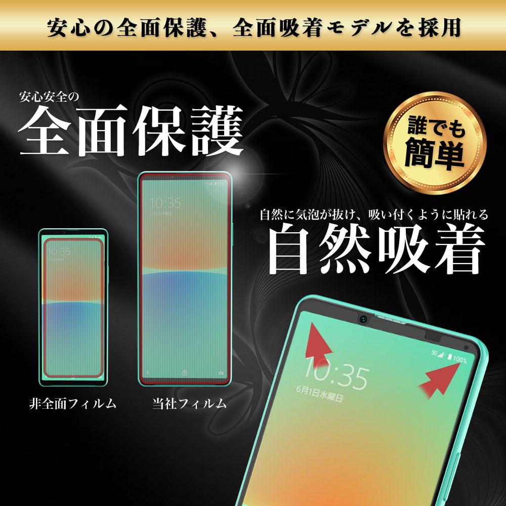 Hy+ Xperia10 IV フィルム SO-52C SOG07 A202SO XQ-CC44 ガラス