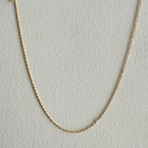 【14K3-69】16inch 14K real gold chain necklace