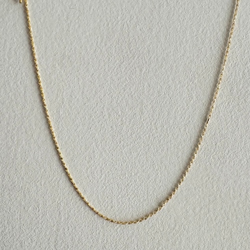 【14K3-69】16inch 14K real gold chain necklace