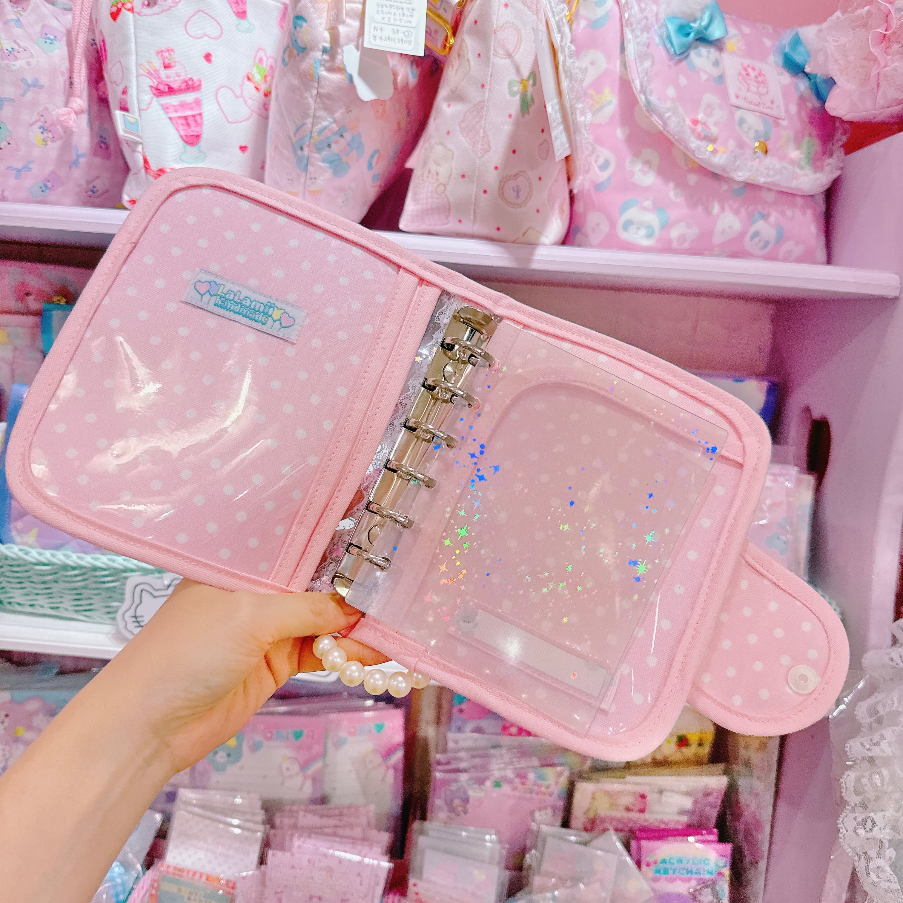 【E3】95-10 6穴シール帳（リフィル付き）