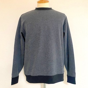 Melange Seed Stitch Sweat Shirts　Gray Moku