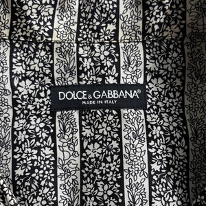DOLCE&GABBANA silk pajama shirt