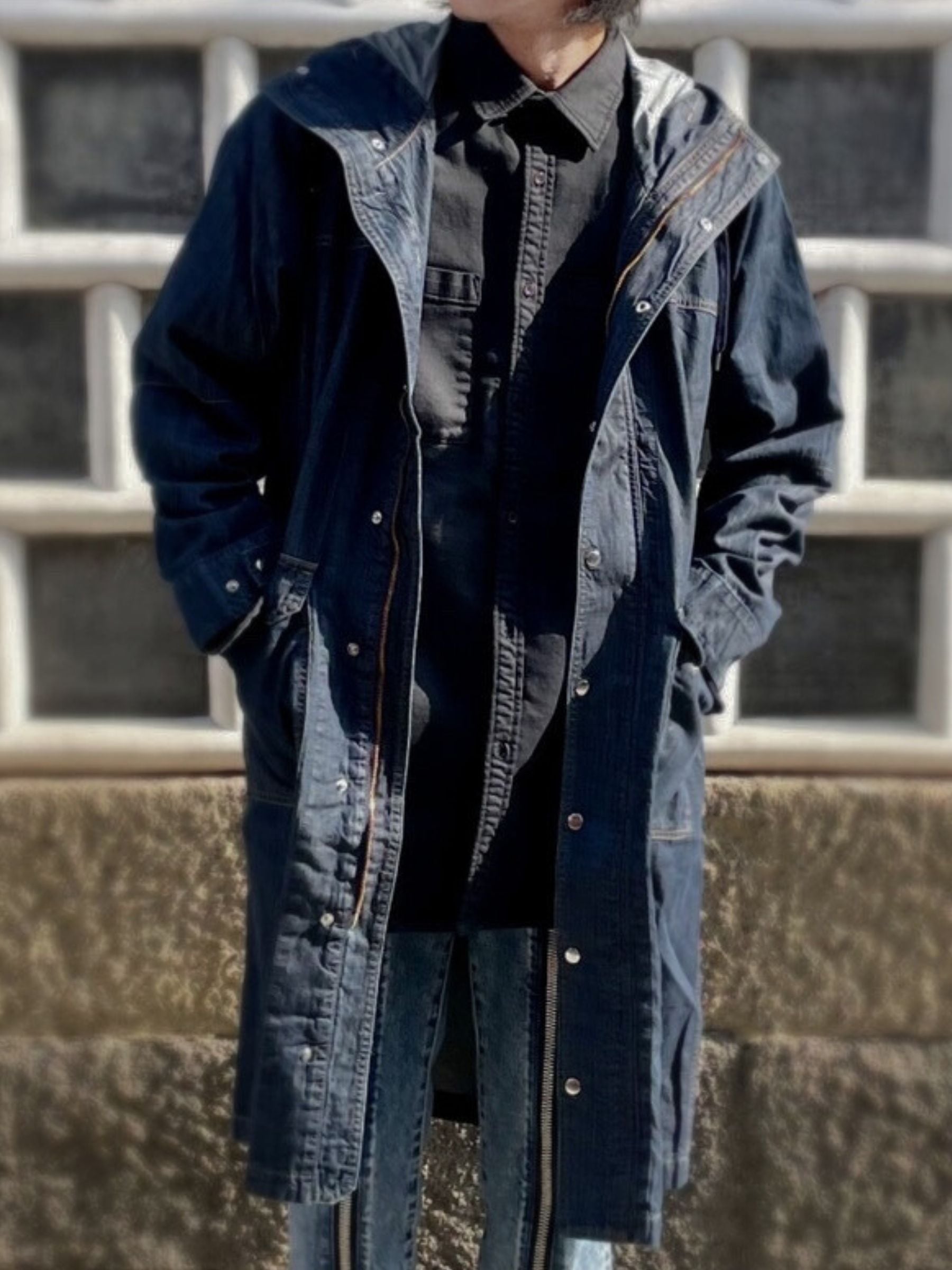 超撥水デニム】ALL WEATHER COAT/オールウェザーコート『BLUE 超撥水デニム】ALL WEATHER COAT/オールウェザーコート『BLUE