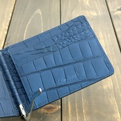 アリゲーター 無双 マネークリップ スチールブルー