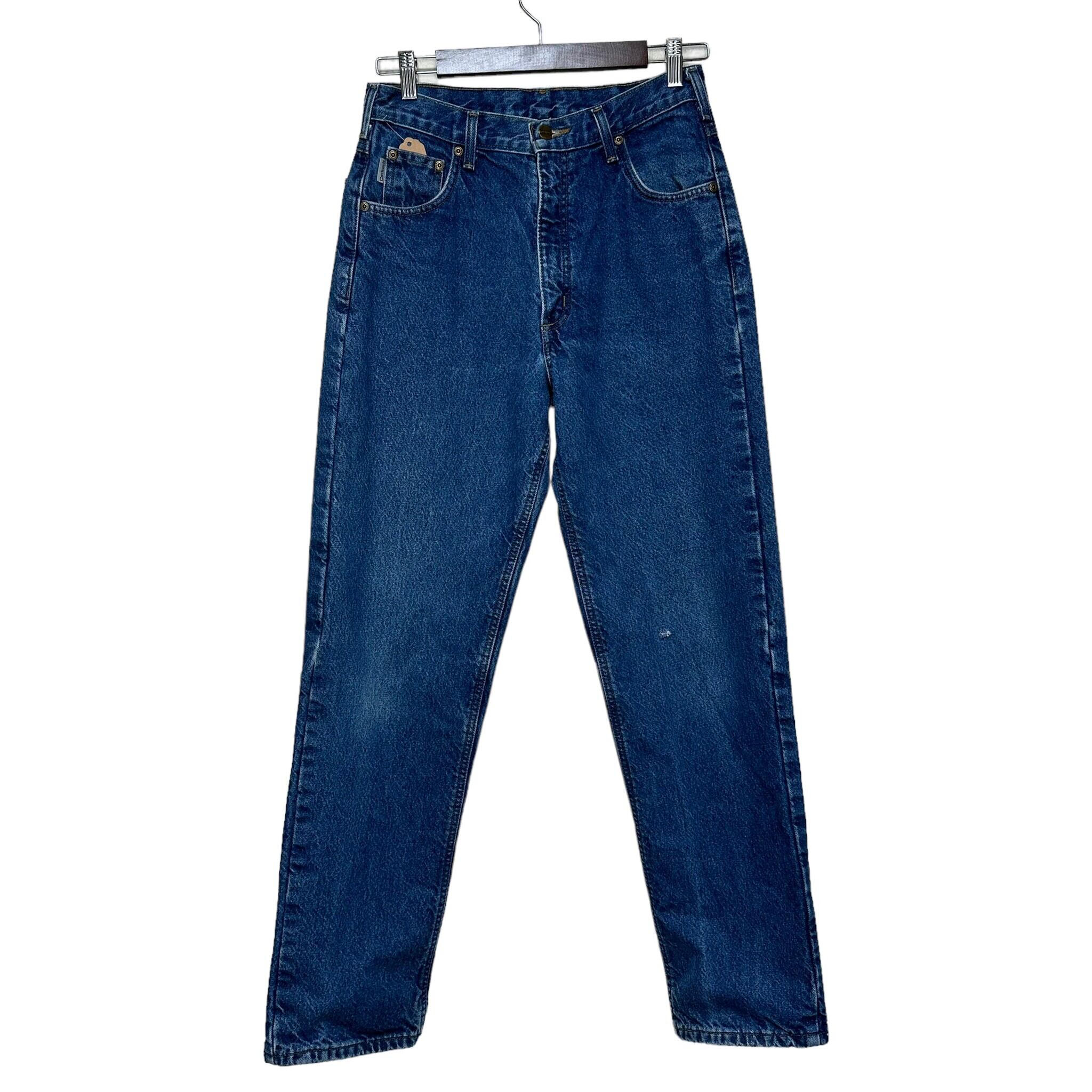 W31×L30#裾上げ済み】Carhartt デニムパンツ 革パッチ | 古着屋OLDGREEN 