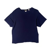 Tricot Chic トリコシック イタリア製 ビスコース 半袖カットソー 44/ネイビー/薄手