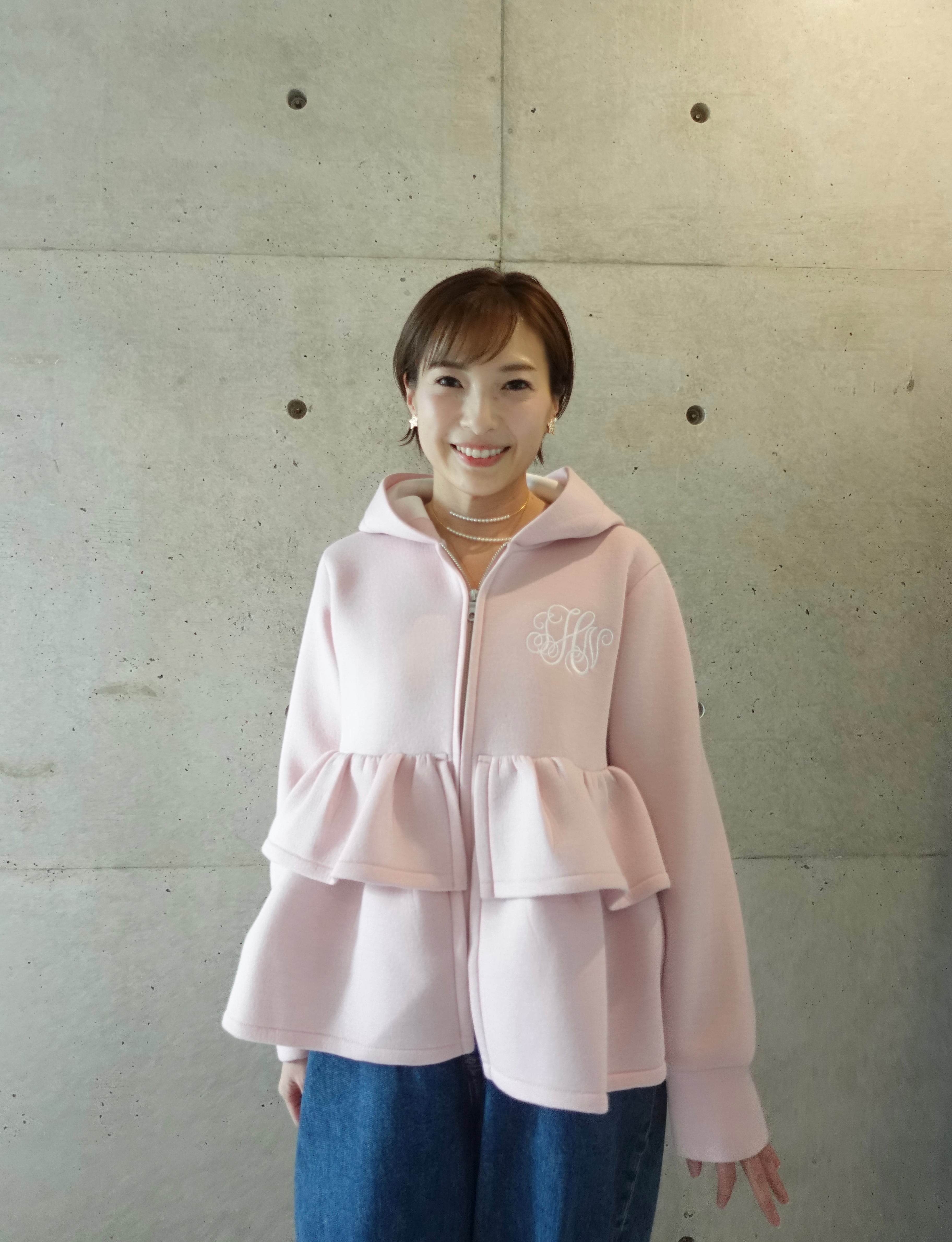 Zipup Frills Foodie/Pink | J.N.Hearts