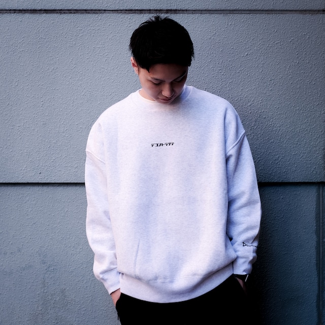 デコントラクテ Logo Sweat C/# ASH