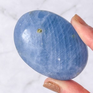 セレスタイト・ペリドット共生 パーム