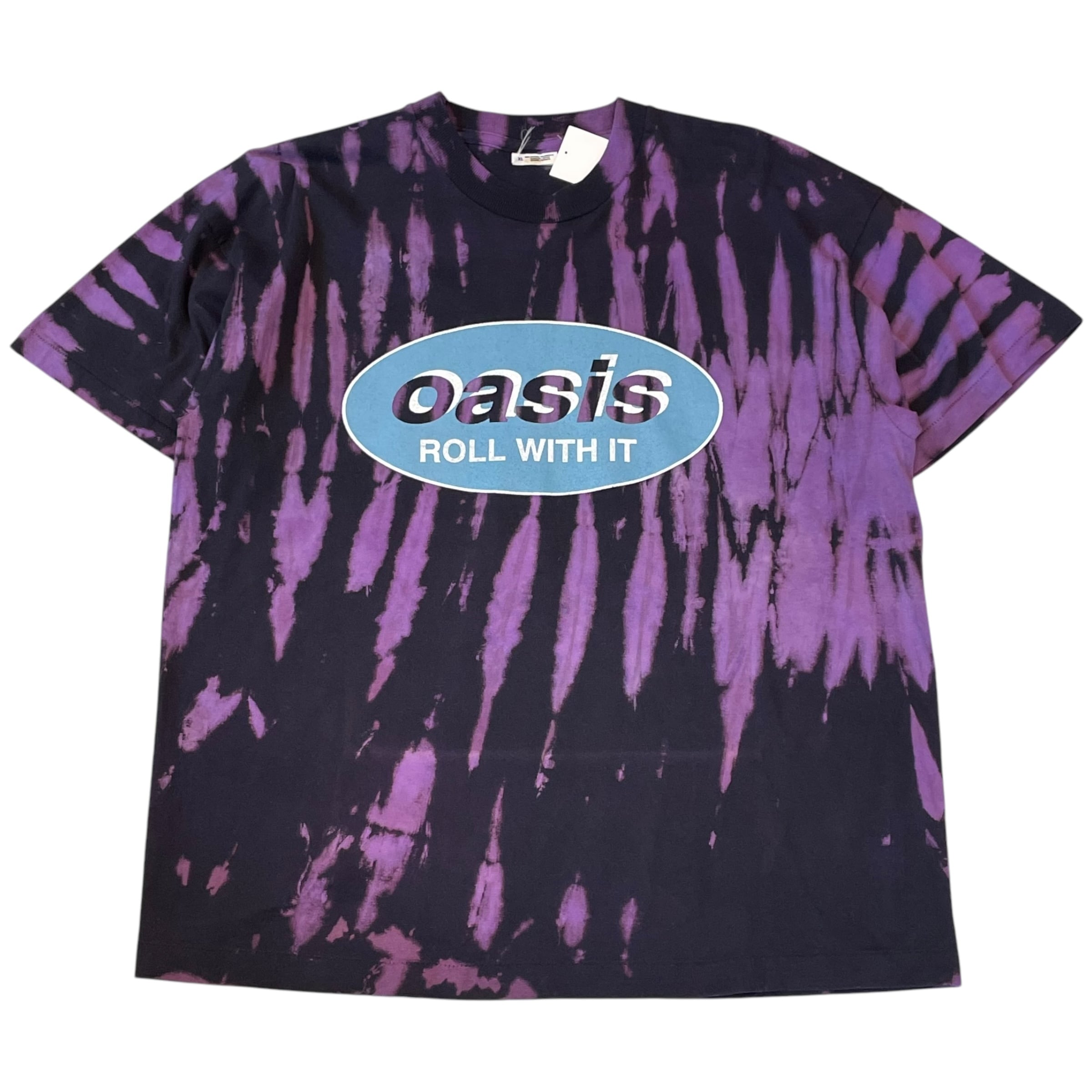 90s Oasis "parking lot" tie-dye T-shirt