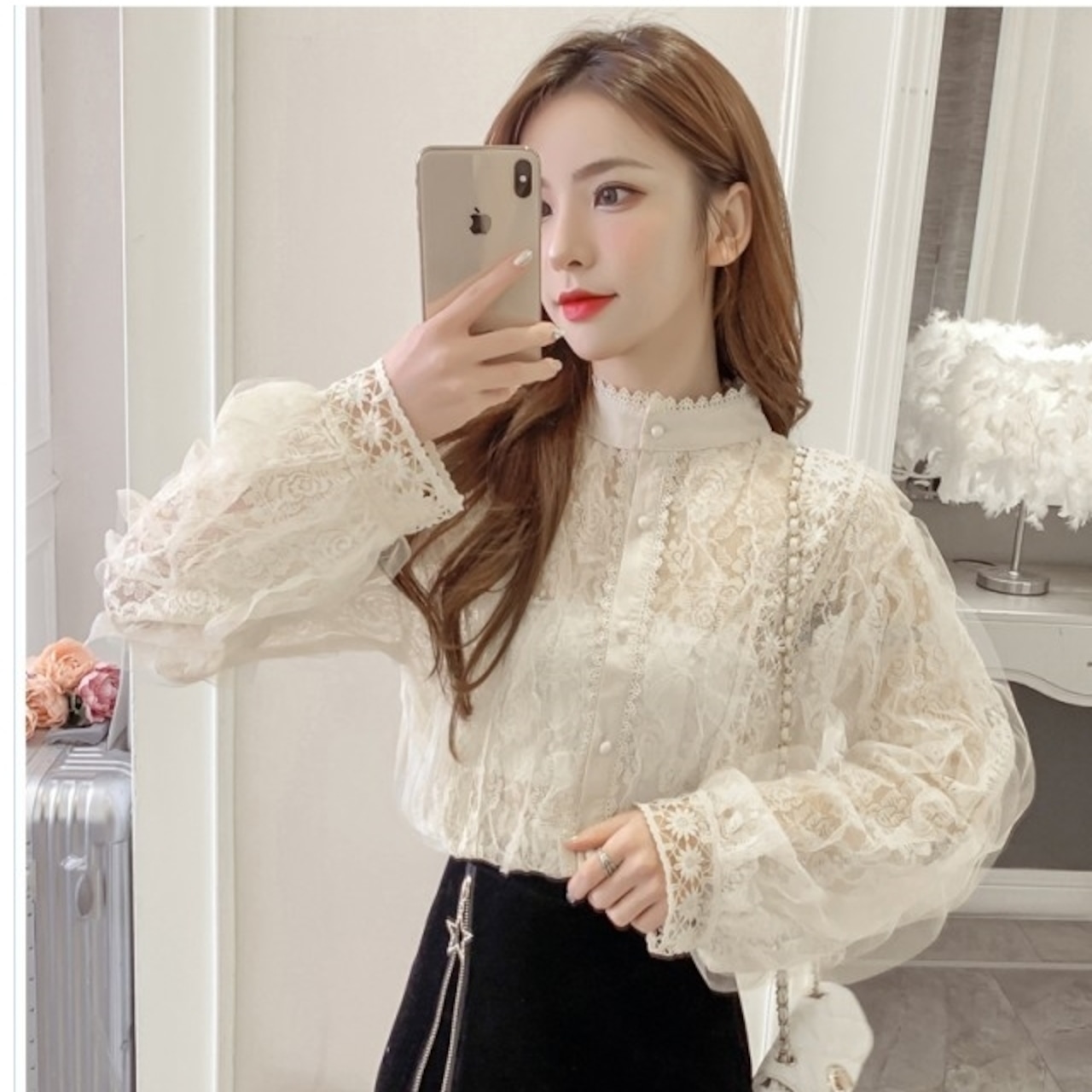大人カジュアル レディース 春服 ブラウス 春服 レディース レース 