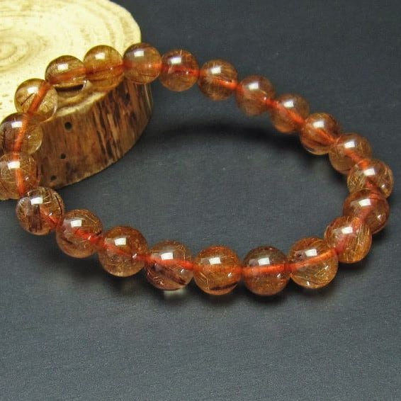 ブロンズルチル ブレスレット 9mm  111-2727