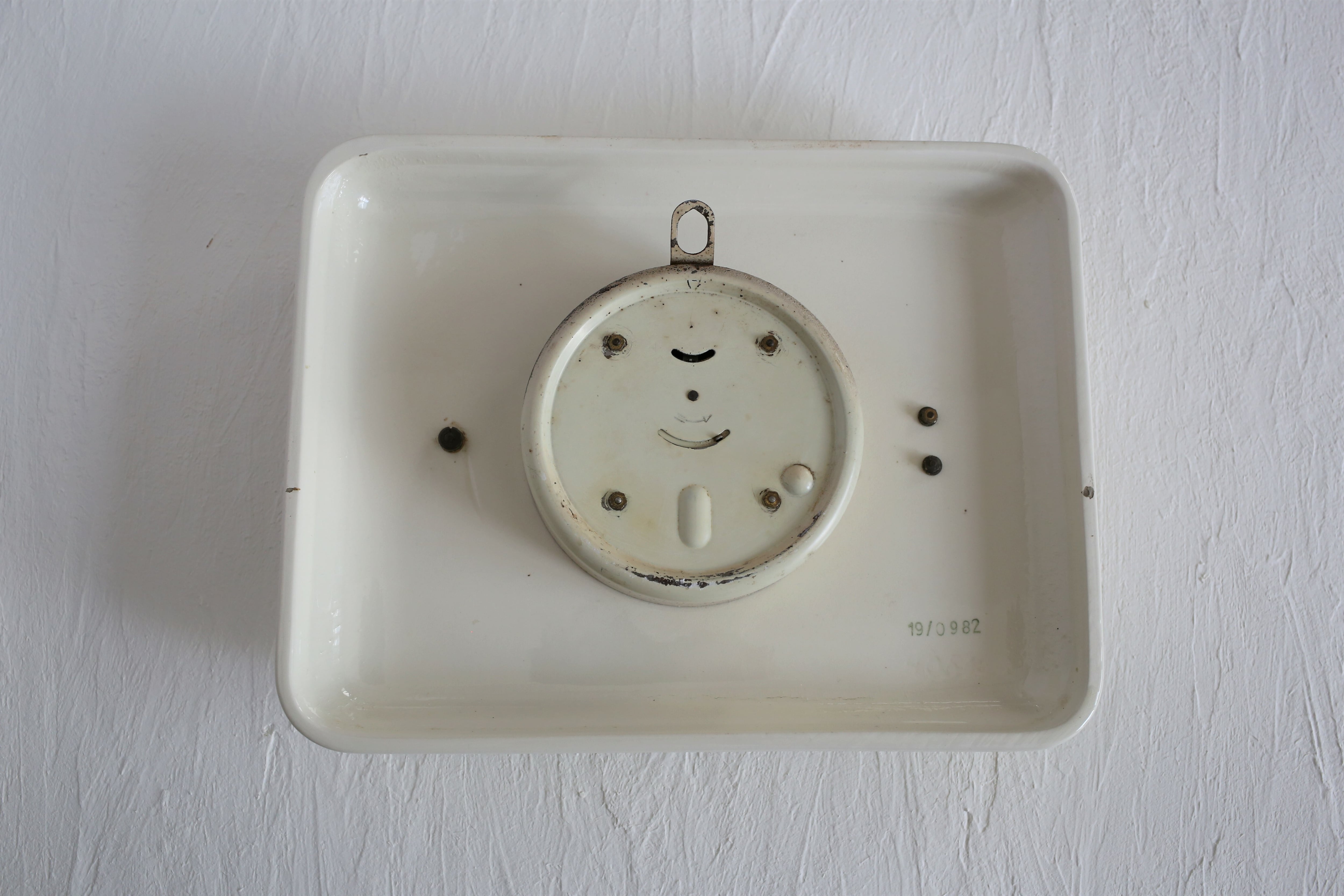 ドイツ アンティーク ヴィンテージ Junghans ユンハンス 陶器 壁掛け