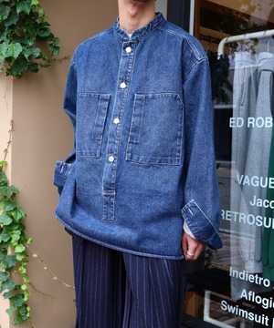 TANAKA / ST-120-26-DKB POPOVER WORKSHIRT (DARK BLUE)