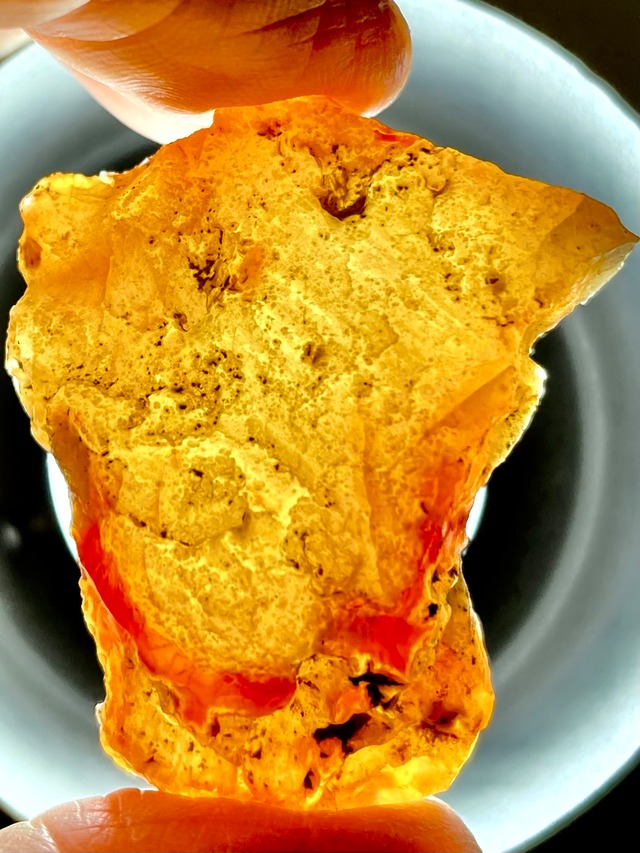 7) 出雲「花仙山メノウ」原石