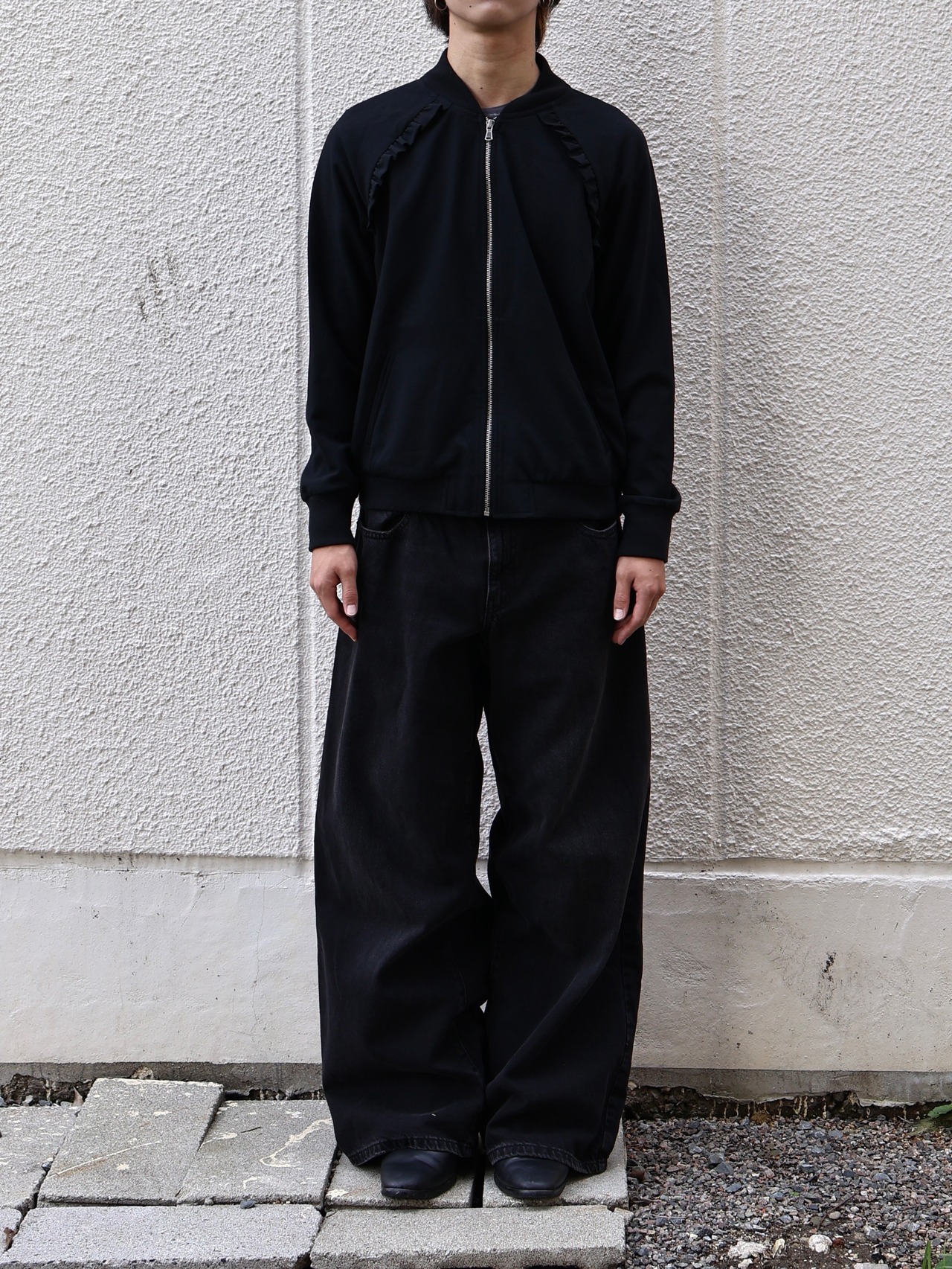 fringe design blouson