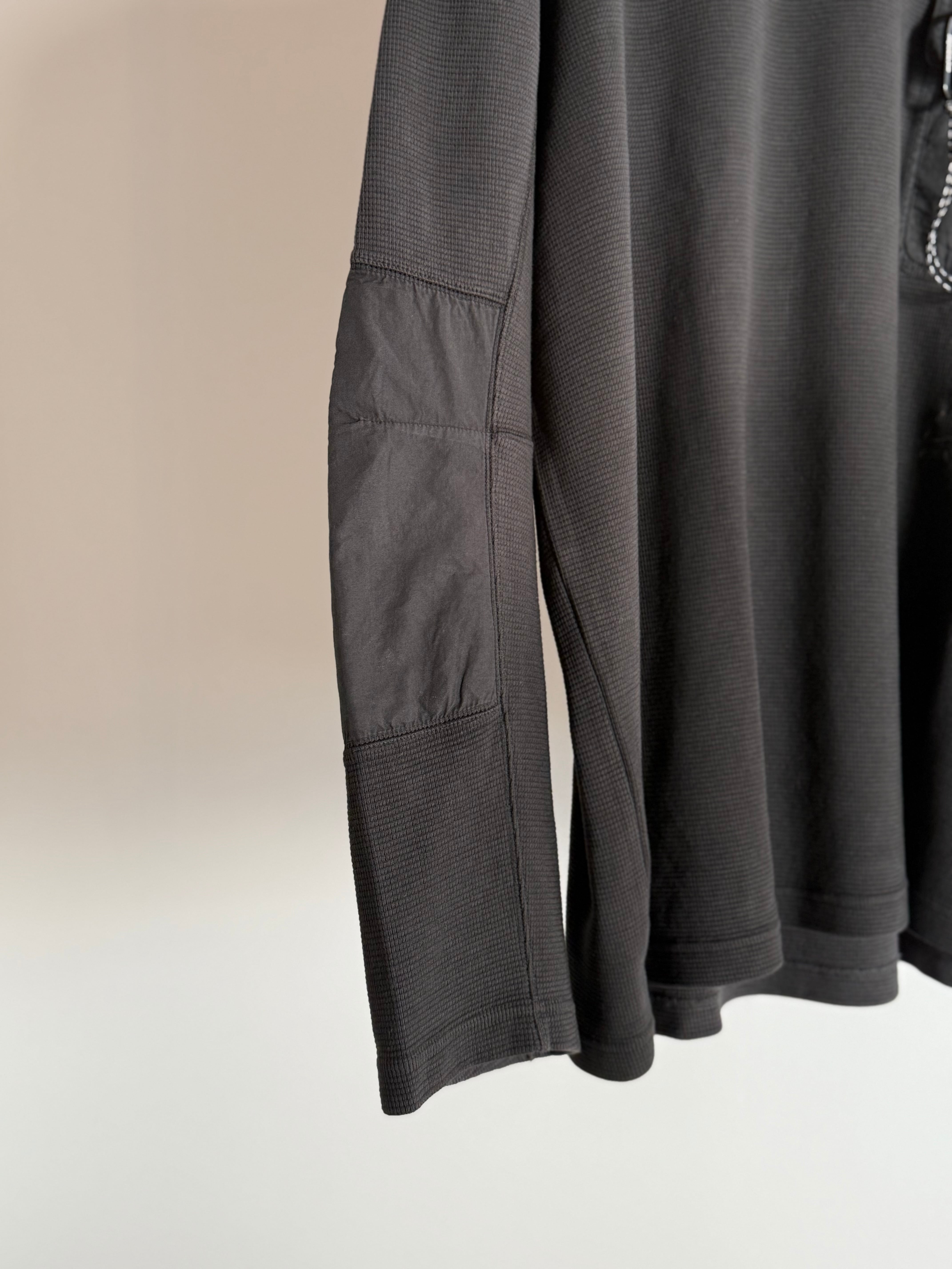 ROA×and wander 【garment dye waffle pocket tee】 | LARGE LAB TOWN