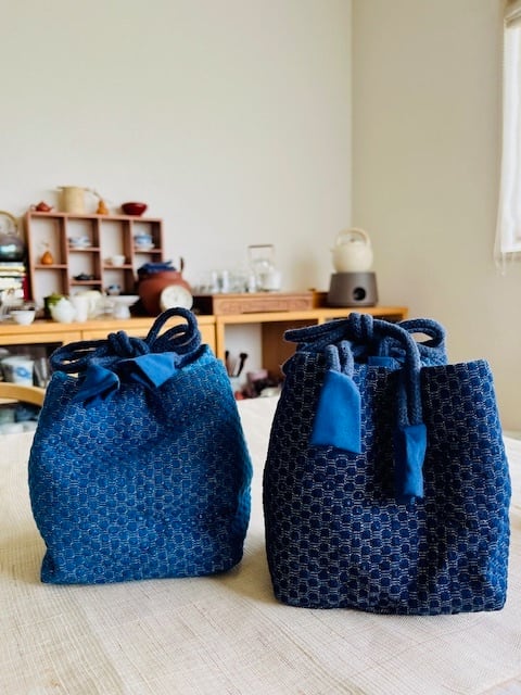 陶作坊　竹製茶盤セット　バッグ付き 竹製 茶盤（正方形 コンパクト） | 茶海堂 Chakaido