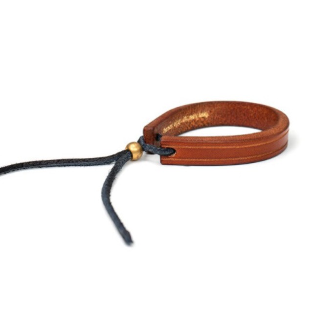 Leather rope bracelet  [2 colors available]