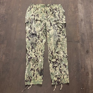 米軍 海軍 実物 カーゴパンツ デジカモ USN ミリタリー 迷彩 グリーン W104cm TypeⅢ Working Trousers 海軍 デジタルカモ 00s