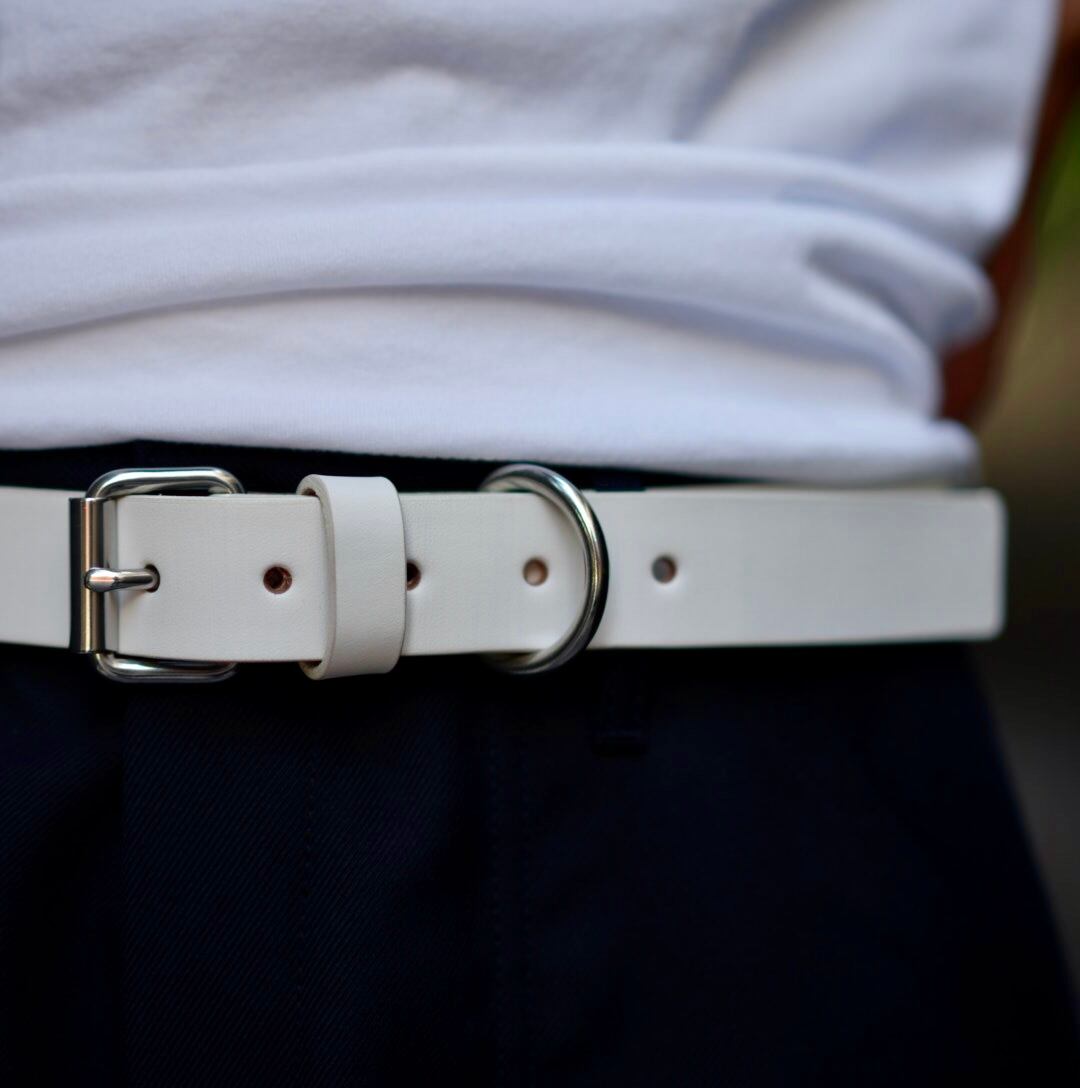 TUKI(ツキ) /doggie belt (30mm)/-WHITE-(0139) | Signs
