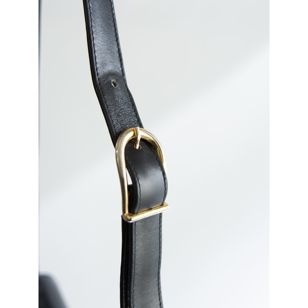 【Unknown Brand】Made in Italy Leather Shoulder Bag(イタリア製 レザーショルダーバッグ クラッチバッグ)