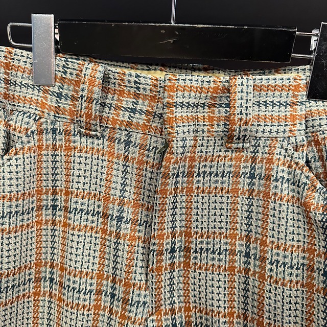 70s JC Penney Plaid Flare Slacks VOSTOK