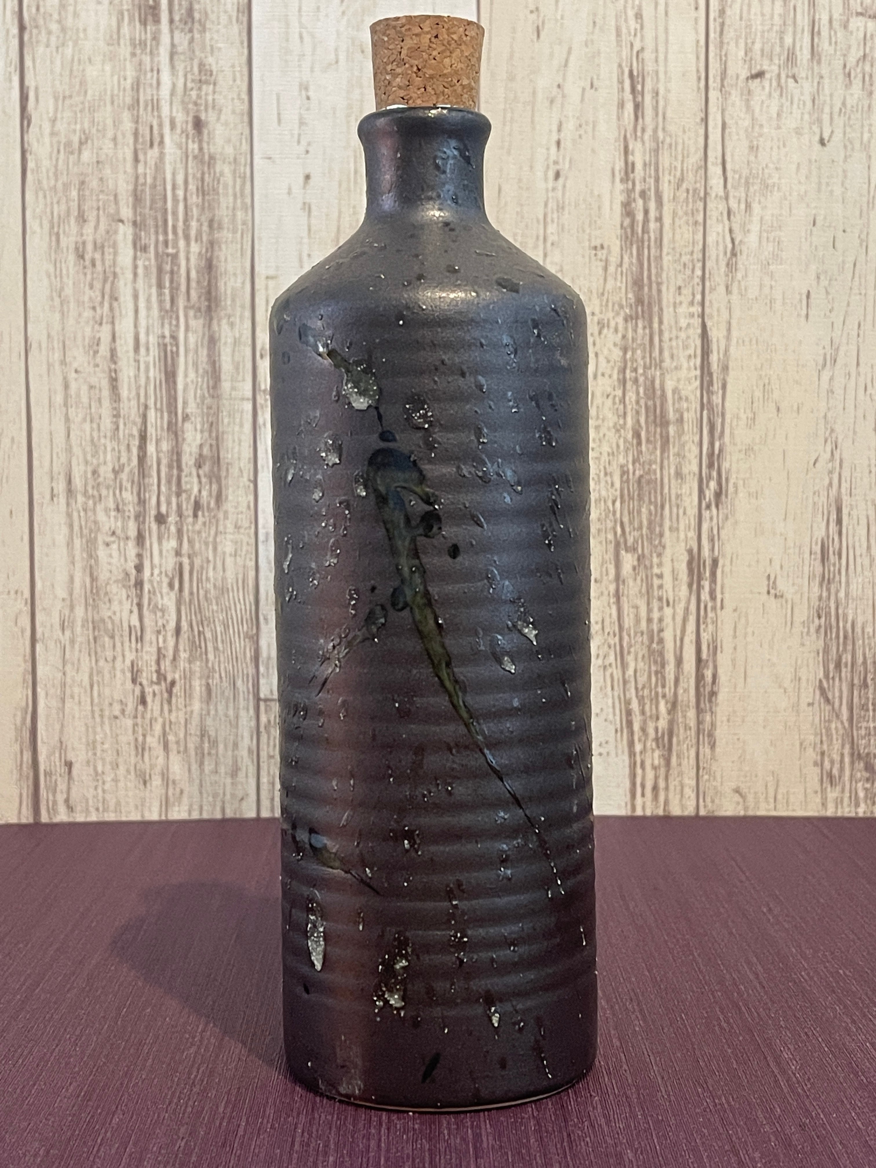 信楽焼・ラジウムボトル（コゲ） | 陶器屋まるに本舗