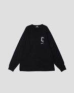 Overlap Big C L/S T-shirt BLACK