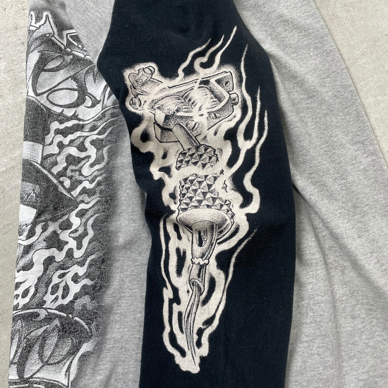 00年代 Champion チャンピオン ラグランTシャツ ロングTシャツ ロンT 