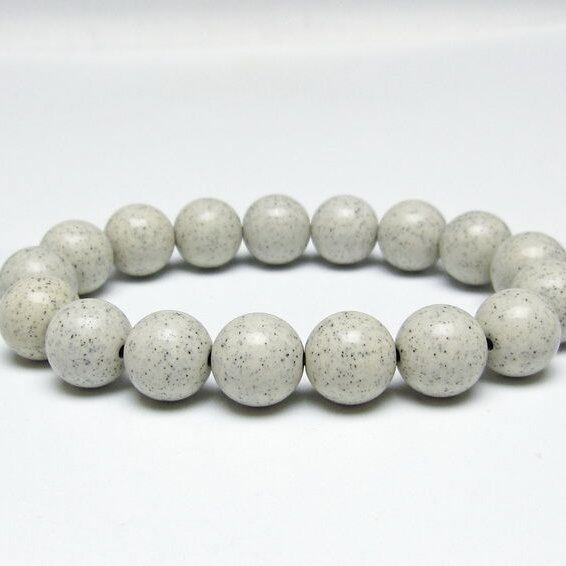 北投石 ブレスレット 12mm 一点物 メール便可 111-50121