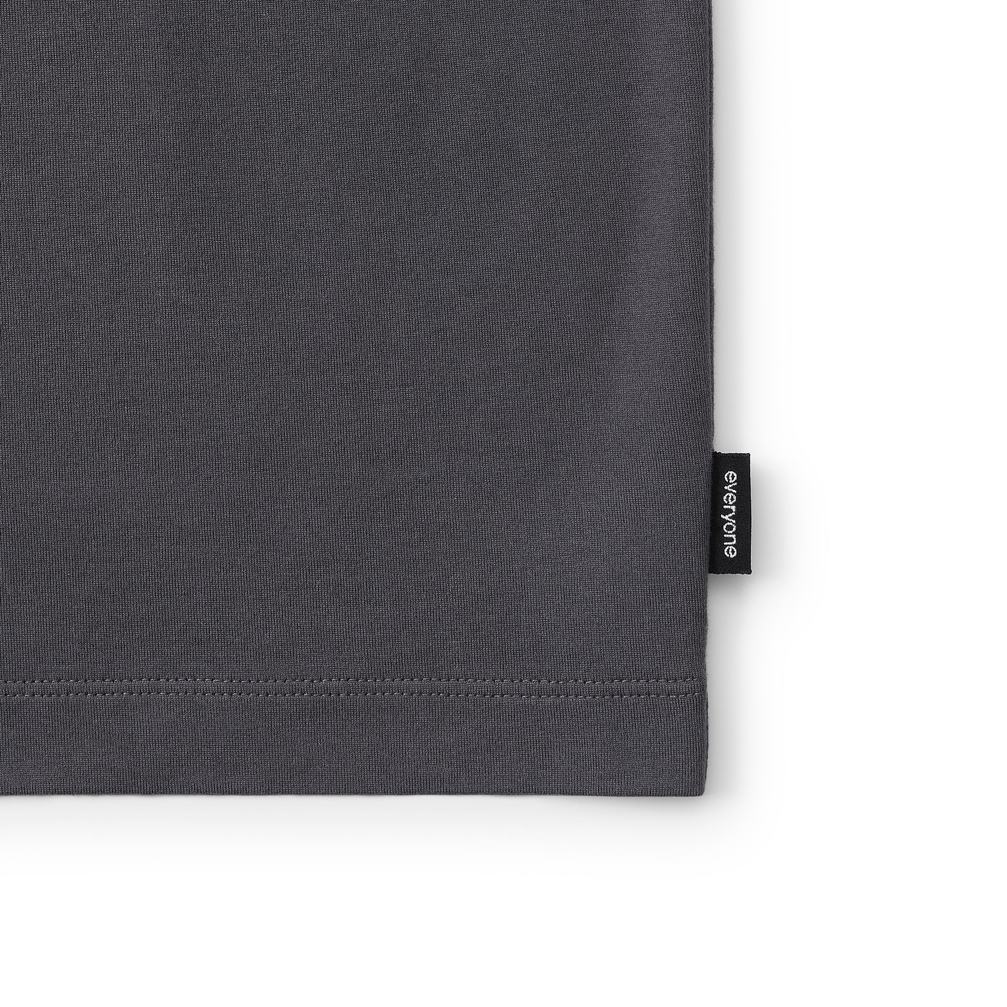 everyone high gauge cotton short sleeve tee shirt (C.GRAY) | everyone