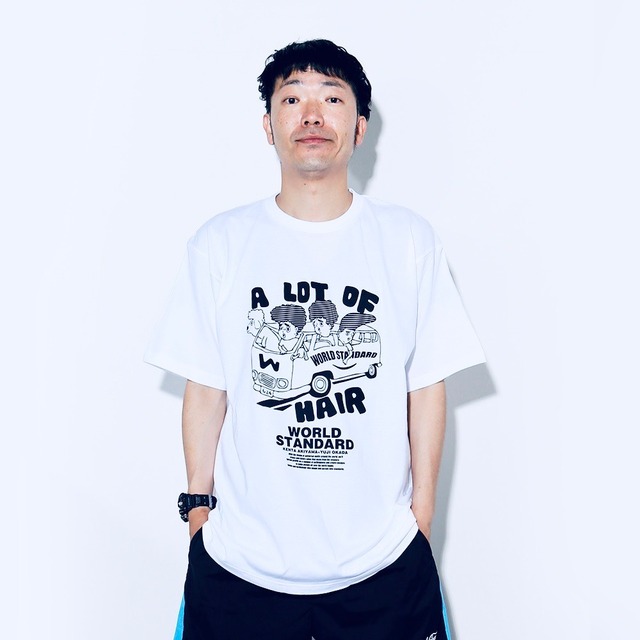 【数量限定】WORLD STANDARD×アキナ秋山コラボクルーネックプリントTシャツ/WSHT-103