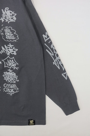 "KING" MOL CREW L/S Tee [GRAPHITE]