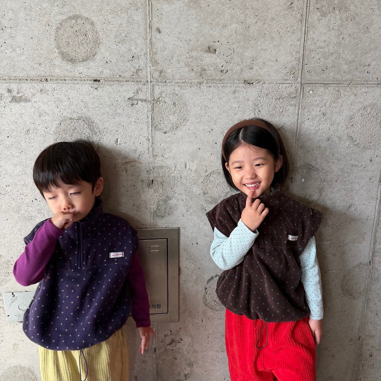 PIE［取寄］dot fleece vest 26winter