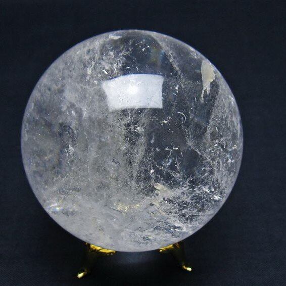 水晶 丸玉 61mm スフィア 水晶玉 球体 玉 一点物 151-7873