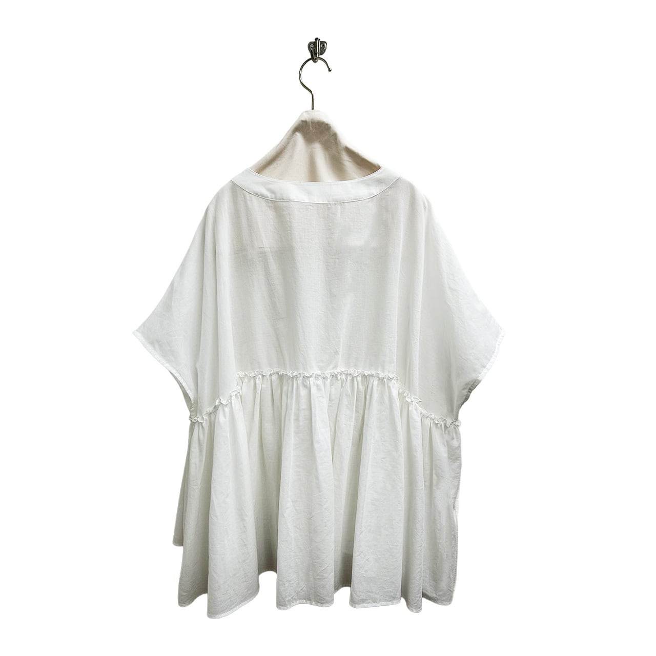 SALE【ayane】コットンボイルギャザー切り替えブラウス 826522 アヤン