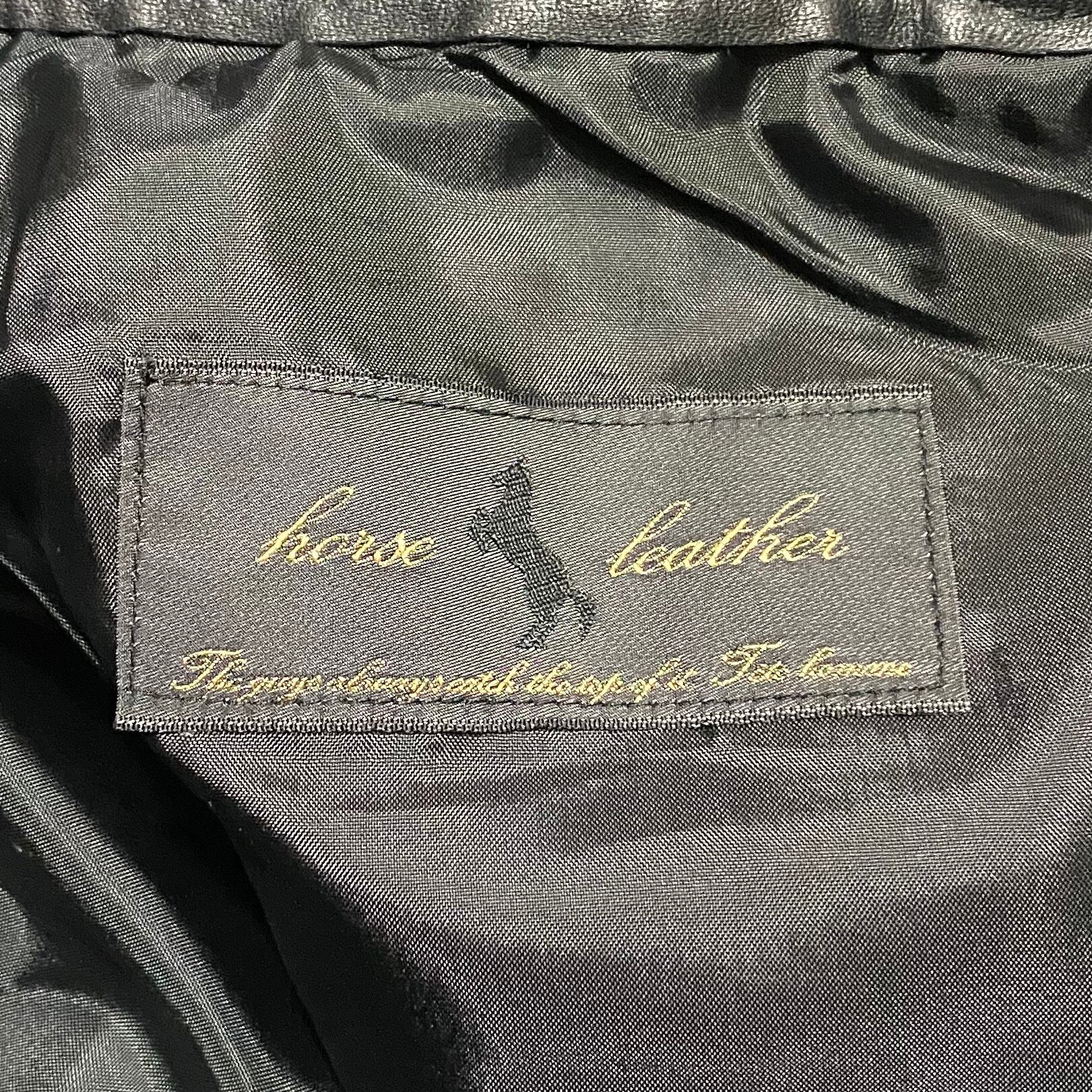 old TETE HOMME black leather pants | NOIR ONLINE