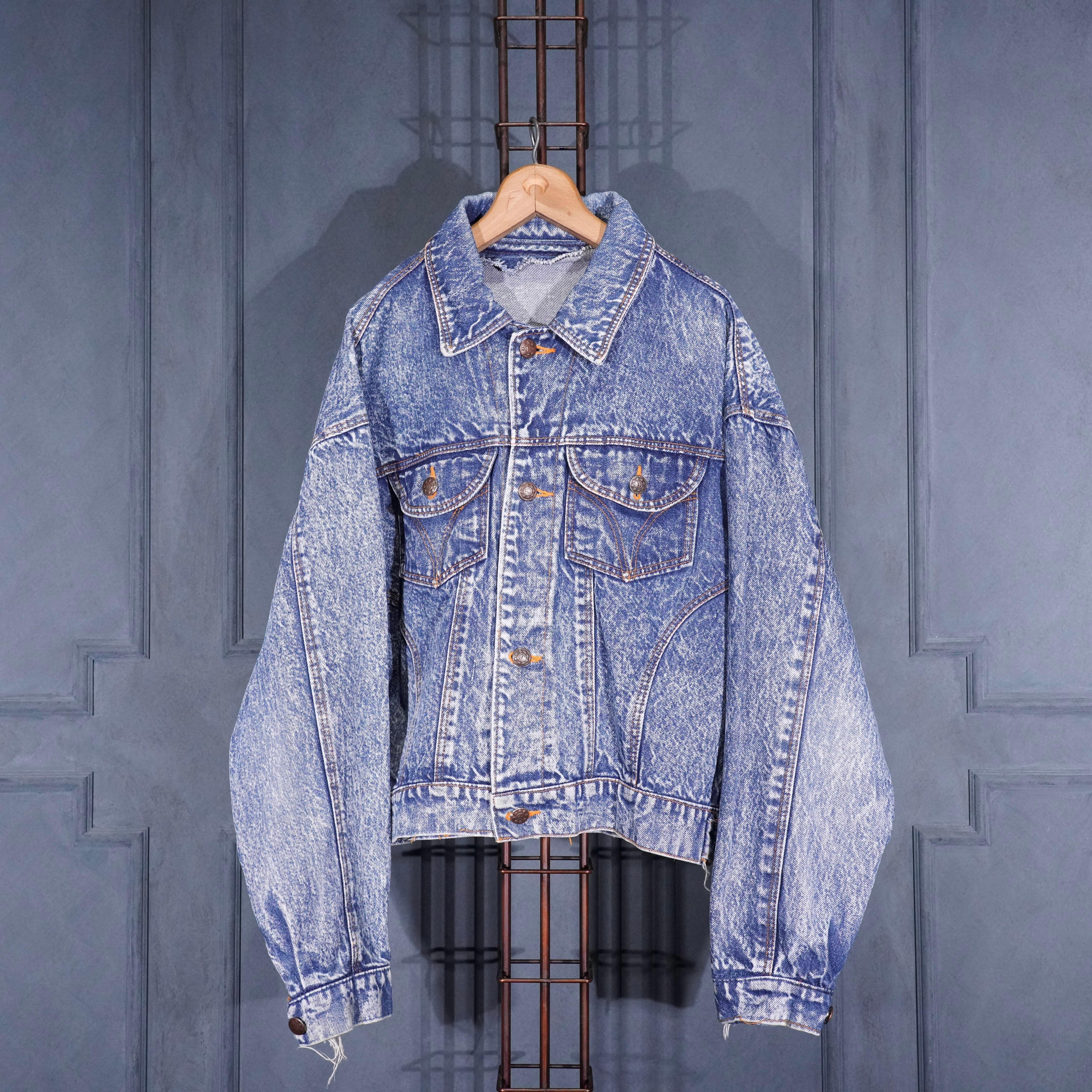 USA VINTAGE SHORT LENGTH DENIM TRACKER JACKET/アメリカ古着ショート