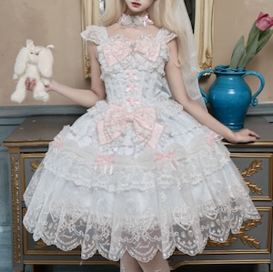 ゆめかわ♡全2カラー バックリボン付きフェアリードレス wanpi194 ゆめかわ♡全2カラー バックリボン付きフェアリードレス wanpi194