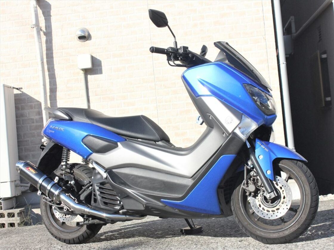 NMAX ( SE86J / SED6J ) cougar クーガ ブラック ステンレス マフラー 