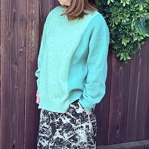 アシメニットプルオーバー