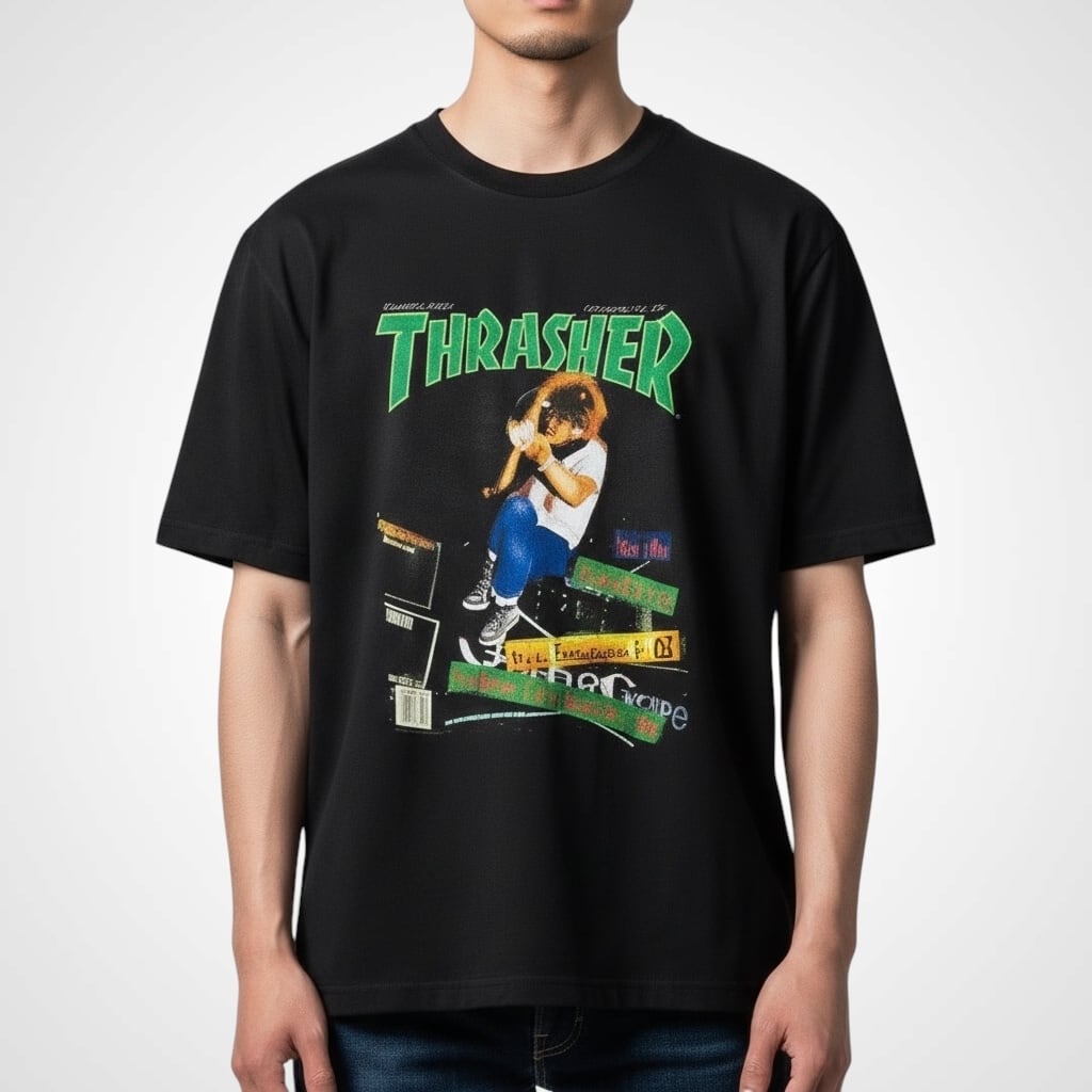 THRASHER February 1987 Vintage Tee 311696 スラッシャー 半袖Tシャツ