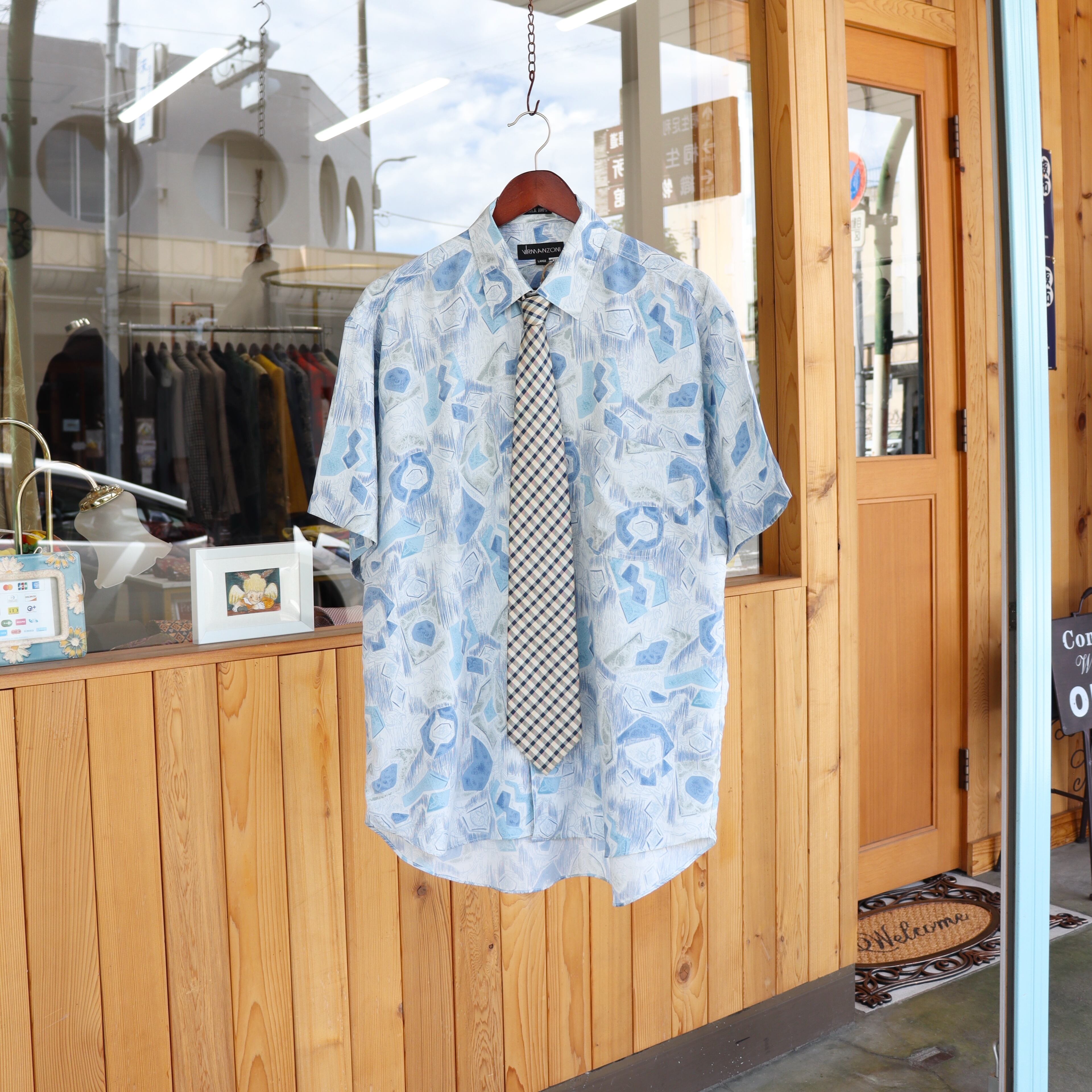 silk shirt & necktie【set】