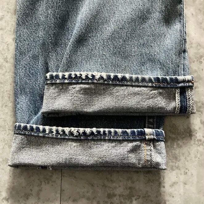 W31 L36】90's US.Levis 501 リーバイス バレンシア工場(555) ボタン裏