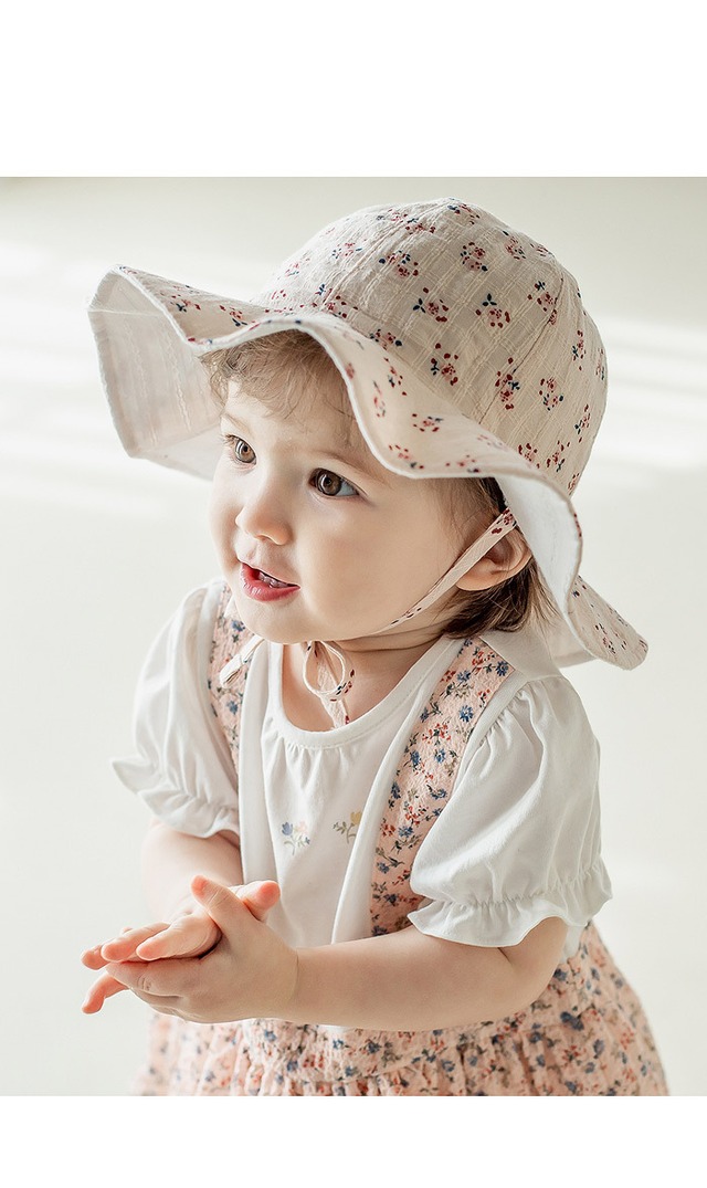 ※お洋服と同梱限定※【即納】<Happyprince>  Hella reversible baby sun hat