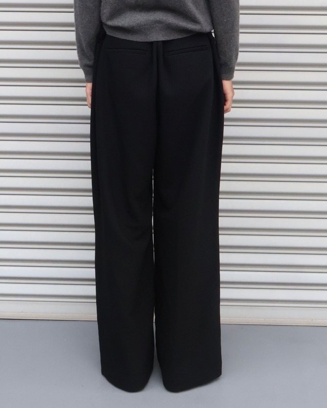 super wide straight slacks