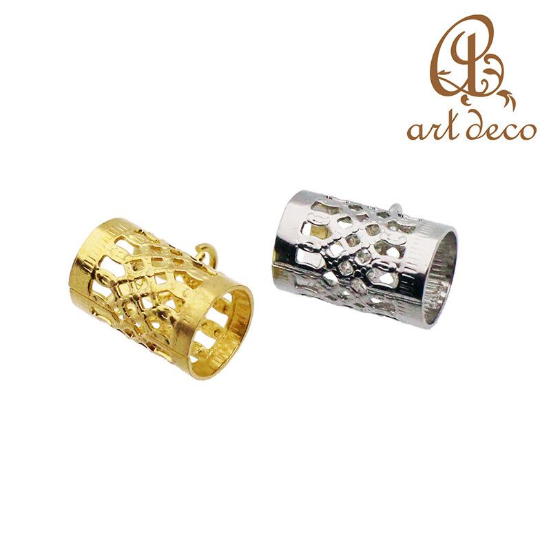 カン付きパイプ スカシ 2個 内径5mm 全長11mm [pi-07114] アクセサリー