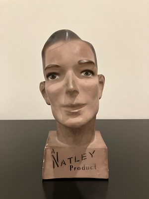 1940年代フランス製　台座付き店頭ディスプレイマネキン