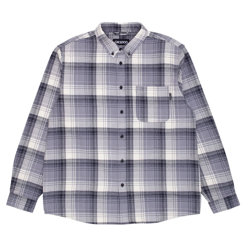 GX1000 / FLANNEL BUTTOM DOWN SHIRT GREY